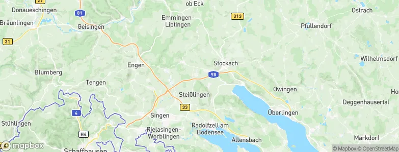 Orsingen-Nenzingen, Germany Map