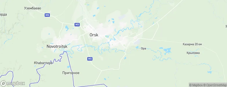 Orsk, Russia Map