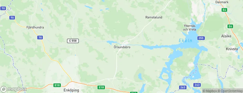 Örsundsbro, Sweden Map