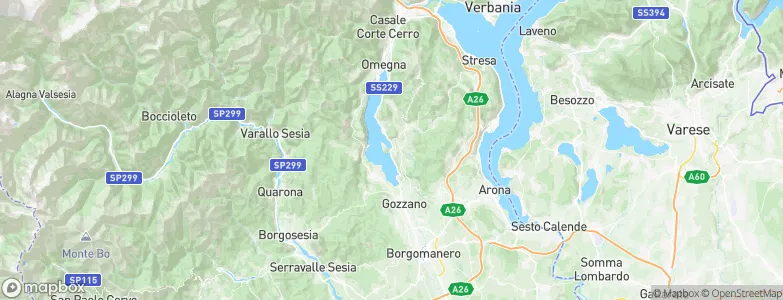 Orta San Giulio, Italy Map