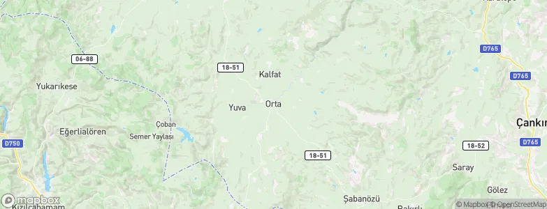 Orta, Turkey Map