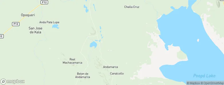 Oruro, Bolivia Map