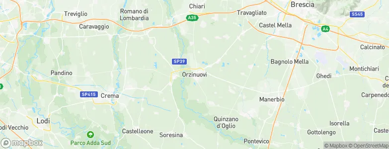 Orzinuovi, Italy Map