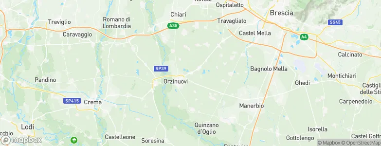 Orzivecchi, Italy Map