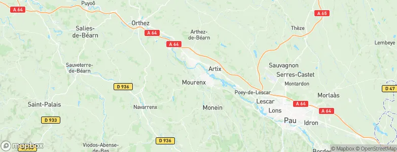 Os-Marsillon, France Map