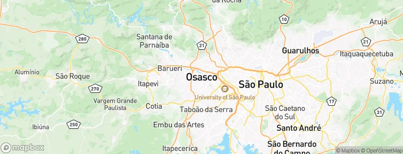 Osasco, Brazil Map