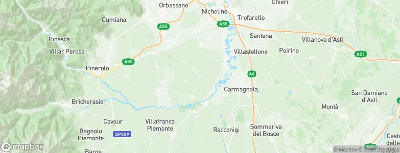 Osasio, Italy Map
