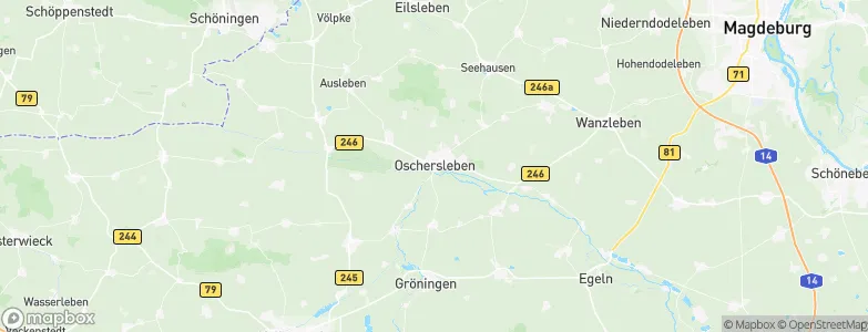 Oschersleben (Bode), Germany Map