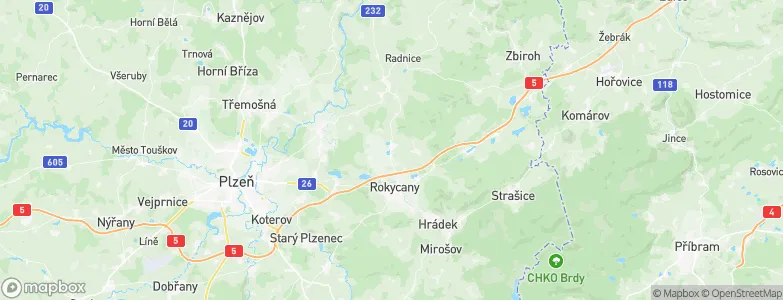 Osek, Czechia Map