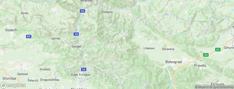 Osenovlag, Bulgaria Map