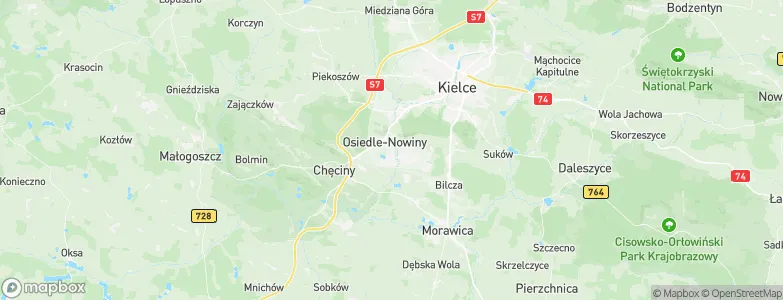 Osiedle-Nowiny, Poland Map