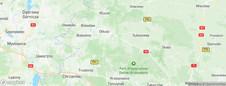 Osiek, Poland Map