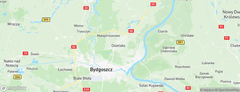 Osielsko, Poland Map