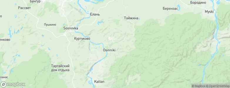 Osinniki, Russia Map