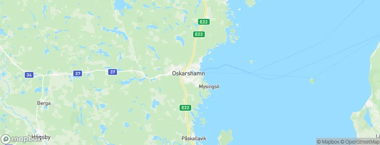 Oskarshamn, Sweden Map
