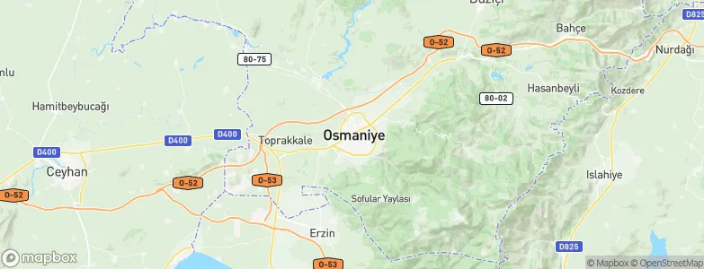 Osmaniye, Turkey Map