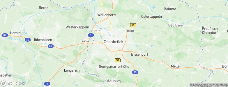 Osnabrück, Germany Map