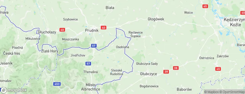 Osoblaha, Czechia Map