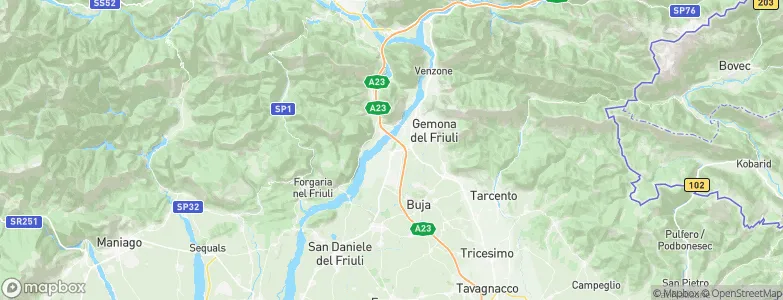 Osoppo, Italy Map