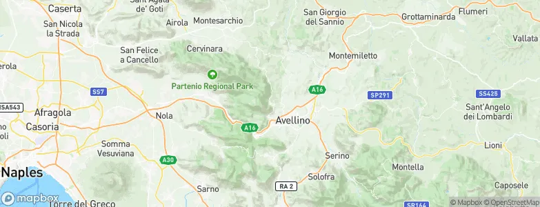 Ospedaletto d'Alpinolo, Italy Map