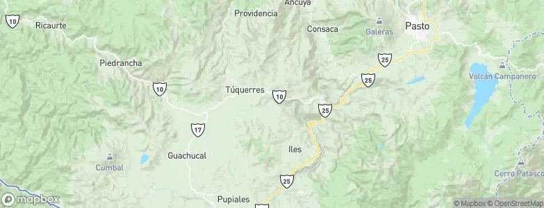 Ospina, Colombia Map