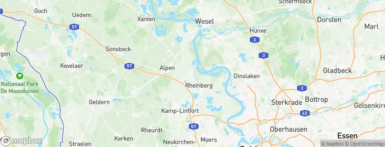 Ossenberg, Germany Map