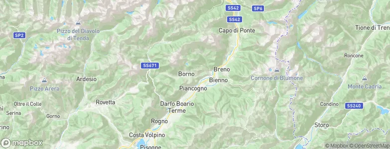 Ossimo Superiore, Italy Map