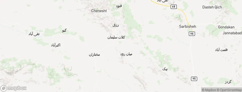 Ostān-e Khorāsān-e Jonūbī, Iran Map