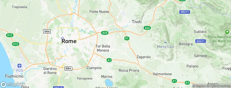 Osteria dell'Osa, Italy Map