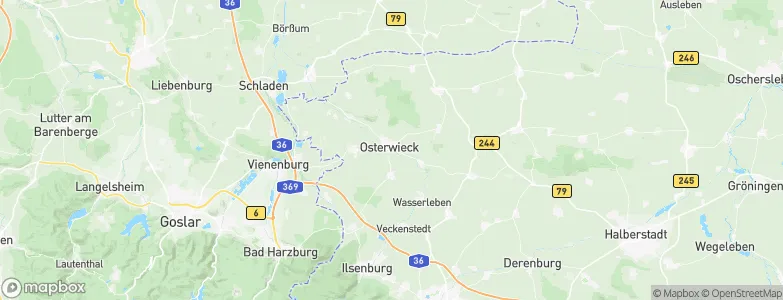 Osterwieck, Germany Map