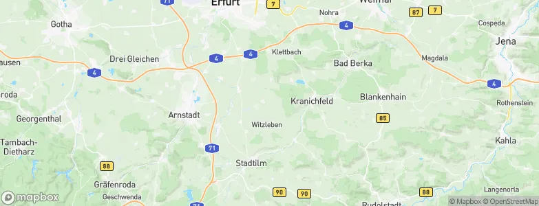 Osthausen, Germany Map