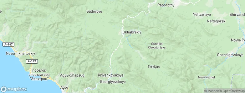 Ostrovskaya Shchel’, Russia Map