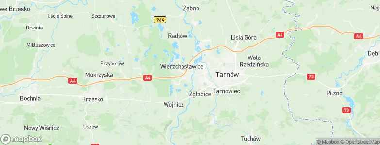 Ostrów, Poland Map