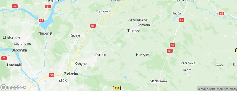 Ostrówek, Poland Map