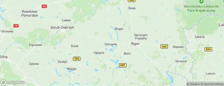 Ostrowite, Poland Map