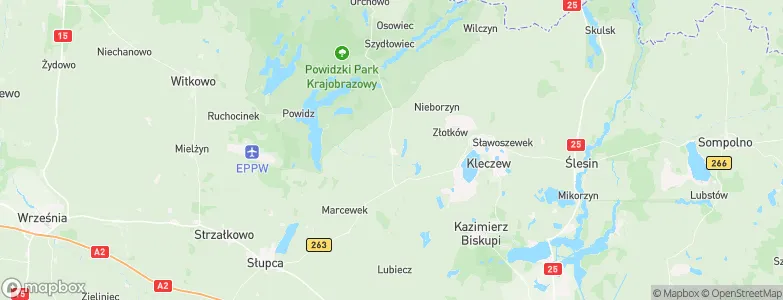 Ostrowite, Poland Map