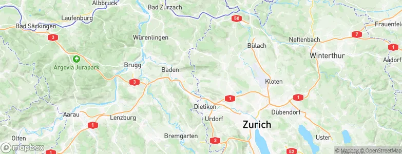 Otelfingen, Switzerland Map