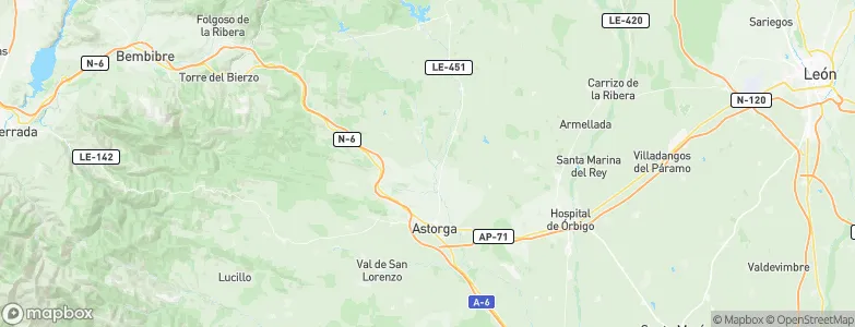 Otero de Escarpizo, Spain Map