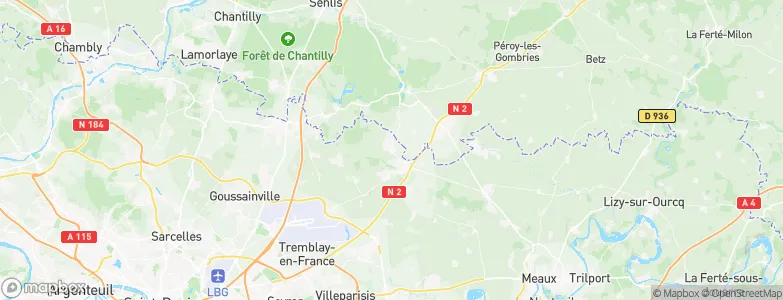 Othis, France Map