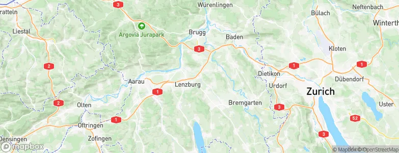 Othmarsingen, Switzerland Map