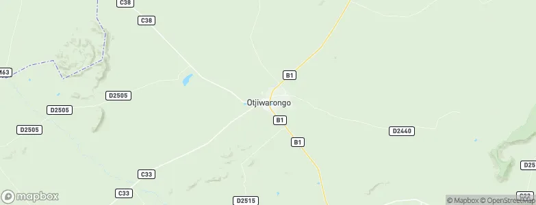 Otjiwarongo, Namibia Map