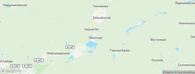 Otkaznoye, Russia Map