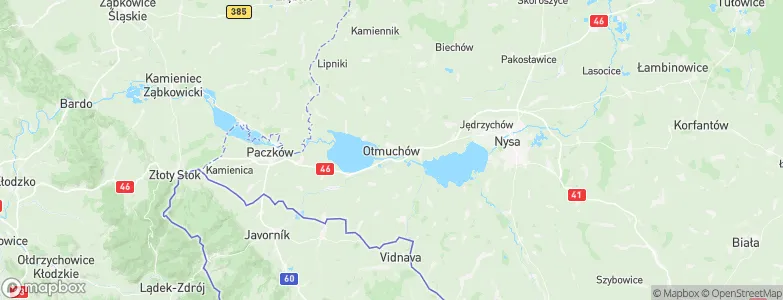 Otmuchów, Poland Map