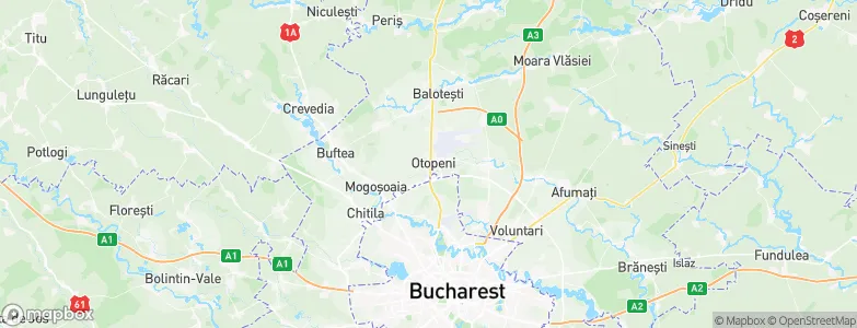 Otopeni, Romania Map