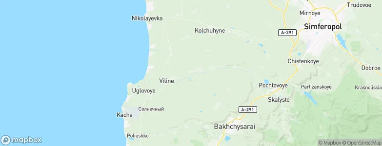 Otradnoye, Ukraine Map