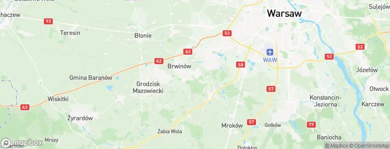 Otrębusy, Poland Map