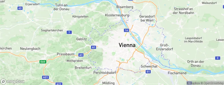 Ottakring, Austria Map