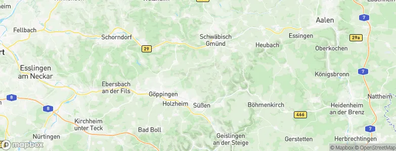 Ottenbach, Germany Map