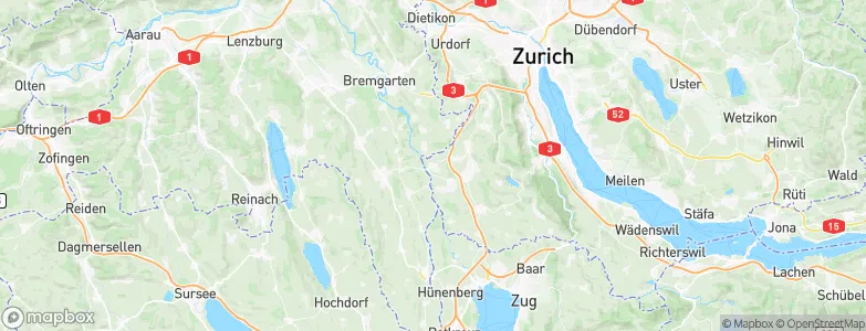 Ottenbach, Switzerland Map
