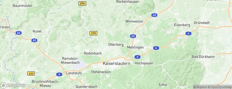 Otterberg, Germany Map